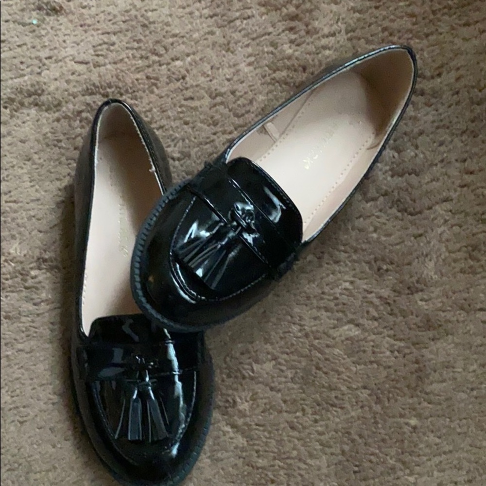Patent leather loafers
